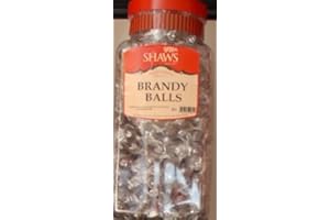 WJ Shaws Brandy Balls 2KG JAR Old Sweet Shop Style