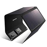 【Hohe energiekonvertierung】: Mit dem Solar Ladegerät von RAVPower können Smartphones, Tablets oder andere Geräte mit USB-Ladeausgang durch die Sonne mit Energie versorgt werden. Das Solar Panel wandelt Sonnenlicht mit einer Energieeffizienz von bis zu 23,5% in Energie um. Perfekt also für Camping, Wandern, Fahrradfahren oder andere Outdoor-Einsatzzwecke.