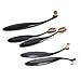 SONGQEE(TM) Cosmetic Makeup Face Powder Blusher Mini Toothbrush Curve Foundation Brush-Beauty Cosmetics Tools (10PCS Set)