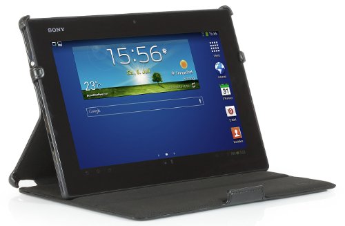 StilGut UltraSlim Case  funda con funci  n de soporte para el original Sony Xperia Z Tablet  negro