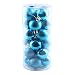 Produktbild Hutiee 24 Pcs Weihnachtsbaum Glitter Balls Dekoration, Weihnachten Kunststoff Ball Anhänger Gadgets Weihnachtsfeier Dekorationen
