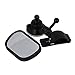 BQLZR Black Car Seat Rear Facing Back View Mirror for Baby View In Sight with Clip and Suction Cup