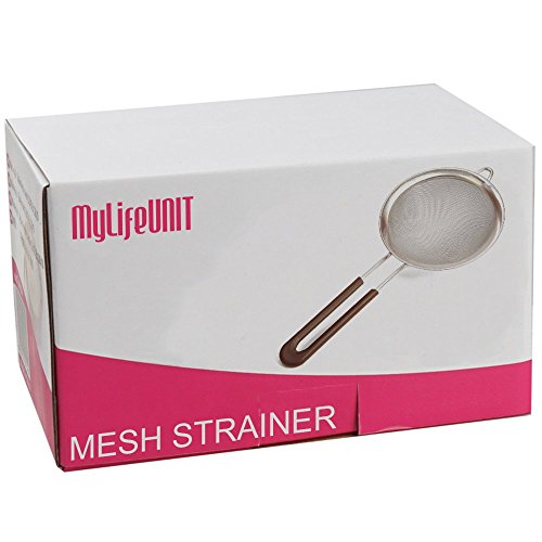 mylifeunit 16 cm feinem Brühsieb, Edelstahl-Abtropfsieb Seiher Sieb mit Griff - 7