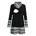 Produktbild Innerternet Mutterschafts Langarm T-Shirt Umstandsmode Bluse Stillen Baby Tuniken Frühling Herbst Umstandshirt Unterhemd Tops Schwangerschaft Basic Stillzeit Bauchfrei Oberteile