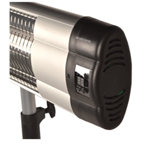 2500 Watt Infrarot Heizstrahler Standheizer Terassen Strahler Fernbedienung - 3