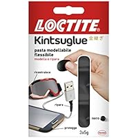Loctite, 2239179, Kintsuglue pasta adesiva modellabile e flessibile, Nero