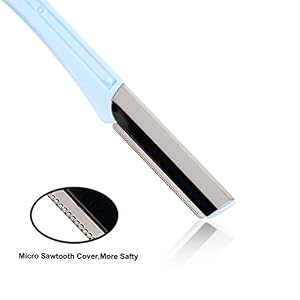 JC SAVER Personnal Eyebrow Razor Trimmer and Shaper, Personnal Grooming Shavers Pack of 4pcs, Perfect Christmas Gift for… - Image 4