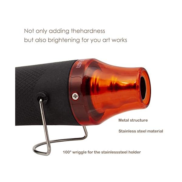 Notail Mini Heißluftpistole Elektrische 300W Mini Shrink Heat Tool Embossing Heat Tool Mini Heißluftfön DIY Werkzeug – Bild 3