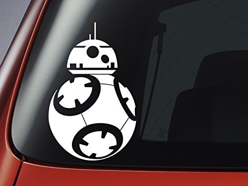 Aufkleber für Autofenster / Wand / Laptop, Star Wars-Motiv BB8 BB-8