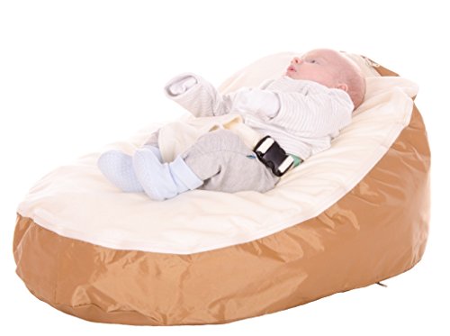 Baby Bean Bag - Rocker - Chair In Neutral Including Filling