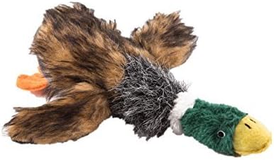 wowowo(TM) Classic Dog Toys Stuffed Squeaking Duck Dog Toy, (Random Color)