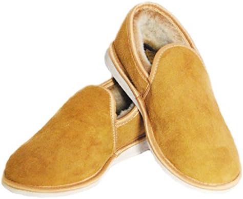 Sale ! Vegas Slippers Sheepskin Slippers Chestnut Wool Slippers. Warm & Lovely Genuine Slippers, Perfect For Gift. Ankle Boot Slippers (UK 5/EU 38)