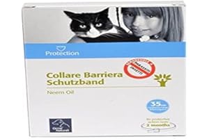 Camon Collare Barr.Olio Neem Gatto Antiparassitari Cane, Multicolore, Unica
