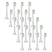 Produktbild Jiaggo Bürstenköpfe, Standard DiamondClean Ersatzbürsten für Philips Sonicare HX9111/20 FlexCare Platinum Elektrische Zahnbürste Aufsteckbürsten Weiß, 20er Pack
