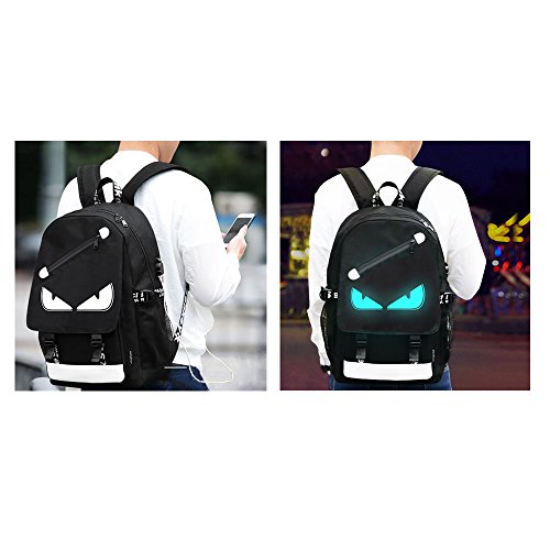 Sac école Sac à dos d'écolier Sac à Dos Lumineux Sac À Dos D'étudiant Ecole Sac à Dos Lumineux Sac Enfant College USB Sac Antivol Sac à dos