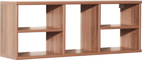 CS Schmalmöbel 65/87 Wandregal 87 Soft Plus, 106 x 40 x 27 cm, nussbaum - 2