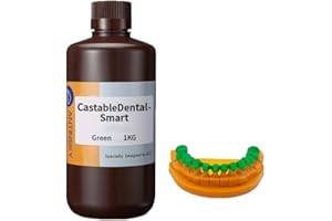 Antinsky Resina intelligente dentale colabile per stampante 3D DLP LCD UV-polimerizzazione 405 nm resina a restringimento ultra basso, facile colata per il ripristino di impianti dentali e corona