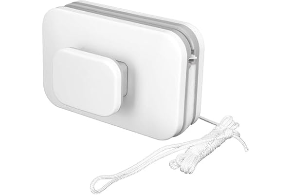 Magnetic Window Glass Cleaner Doublefaced Glass Cleaner Double-Side Glazed Two Sided Wiper with 2 Extra Cleaning Cotton Squeegee Washing Equipment Household Magnet