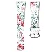 Produktbild Altsommer Farbigkeit Armband für Fitbit Versa, Damen Armband Leder mit Stickerei Blume Sportarmband Uhrenarmband Smartwatch,Fashion Nettes Muster Weiches (A)