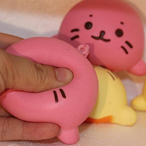 Decompression toys, Dorame Squishy Bread Scented Squeeze Toys Stress Reliever Gift (10cm*9cm, Yellow)