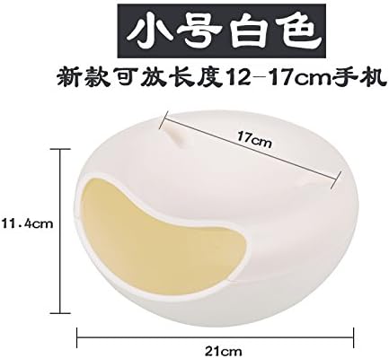 Plastic melon seeds dry fruit plate creative fruit dish living room home candy pan melon box box candy box, upgraded version of white