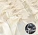 Produktbild Absofine 30er Antennenschleifen Hochzeit Deko Autoschmuck Cream Autoschleifen Schleife Satinband