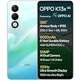 OPPO K13x 5G 6000mAh and 45W SUPERVOOC Charger & AI (Breeze Blue, 128 GB) (6 GB RAM): 