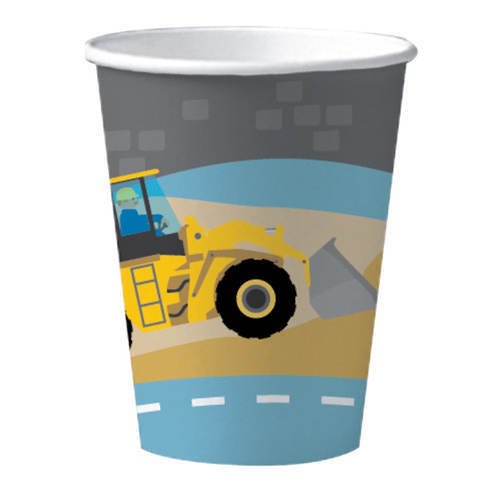 Pappbecher "Baustelle" 8er Pack