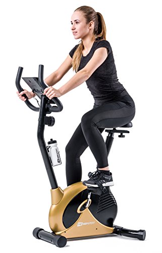 Hop-Sport Heimtrainer SPARK Fitnessgerät mit Pulssensoren & Computer - 4