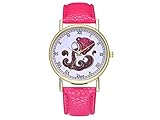 ADream Wassermann Sternzeichen Tierzeichen Leder Uhr für Frauen Herrenuhr Fashion Geburtstag Hochzeitsgeschenk