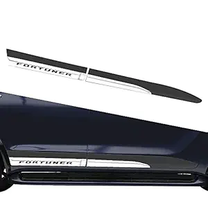 GFX Car Side Cladding Molding Proctective Side Body (After-Market) Compatible with Toyota Fortuner (2016 Onwards)
