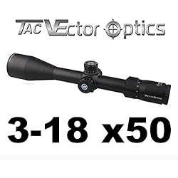 VECTOR-OPTICS Lunette de visée avec Verre Schott-Germany Everest 3-18 x 50 pour Chasse et Sport avec Montage Picatinny et Couvercle