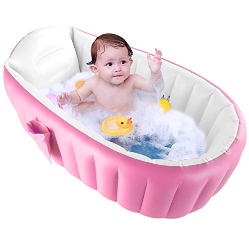 Ifcow Baby Inflatable Bathtub Portable Kids Foldable Swimming Pool Shower Basin Ebay