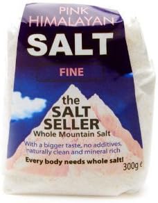 The Salt Seller Fine Pink Himalayan Salt in a Bag 300g