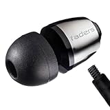 V-MODA Faders VIP Tuned Metal Earplugs - Gunmetal Black (Electronics)