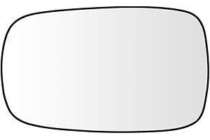 SENZEAL Verre de Rétroviseur Remplacement pour Renault Clio 3 2005-2009 Mégane 2 2002-2008 Scenic 2 Grand Scenic 2003-2009 Chauffant Retroviseur Extérieur (Gauche)