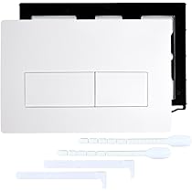 Plaque De Déclenchement WC Pour Réservoir Geberit - Compatible Sigma, UP320, Blanc, Installation Facile - 6