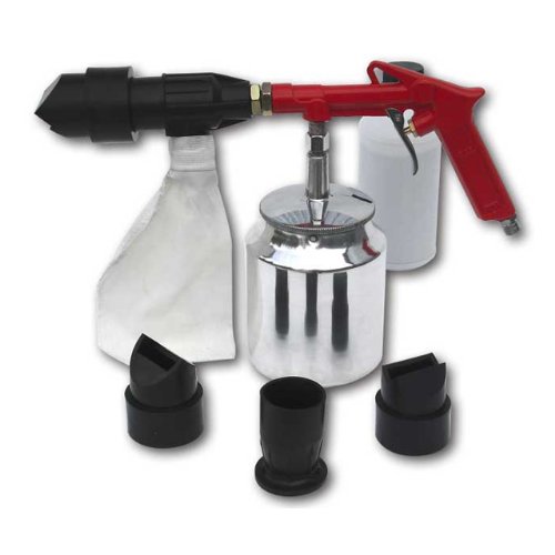 Preisvergleich Produktbild Sandstrahlpistole-SET+ 1 kg Strahlsand