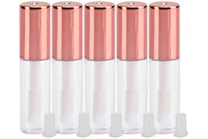 ANGGREK 10 pcs 1.2 ml Lip Gloss Tube DIY Petit Rouge À Lèvres Tube Vide Lipgloss Bouteille Tube Cosmétique Conteneur avec Plug pour Maquillage DIY
