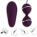 Produktbild Himall Vibration Ei Vibrationseier Paar Vibratoren für Sie Liebeskugeln mit Vibration Bullet Vibratoren drahtlose Fernbedienung Adult G-Punkt Klitorisstimulator Sexspielzeug Vibrator Frauen Beckenbodentrainer Vaginal muskulatur Blasen kontrolle Wasserfest  für Frauen Paare
