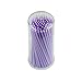 Internet 100pcs Eyelash Extension Micro Brushes Disposable Individual Applicators Mascara (Purple)