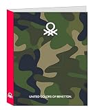 Medidas: 26,5 x 33 cm Benetton- Carpeta Folio 4 Anillas Mixtas (SAFTA 511453067)