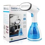 Défroisseur Vapeur, Fer à Repasser Portable 1500W 280ML Réchauffage Rapide Défroisseur à Main Vapeur à Vêtements Pour Tissu et Textile, Voyage Vapeur Steamer