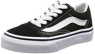 Vans Uy Old Skool, Baskets Basses Mixte Enfant, Noir (Black/True White), 32 EU