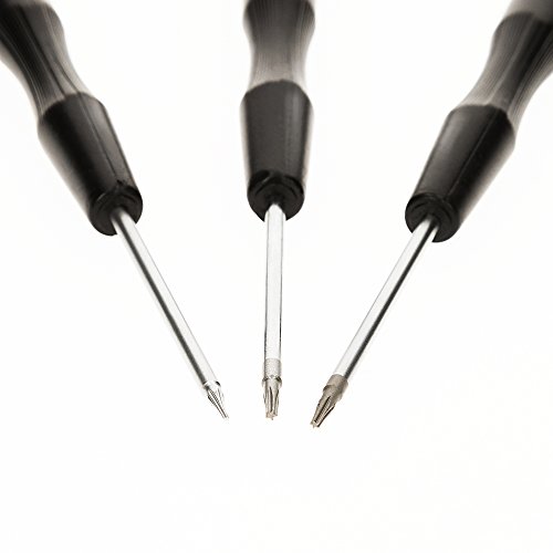 iTecXpress24 – Präzisions- Schraubendreher Set für alle Apple Pentalobe Sicherheitsschrauben | MacBook / Air / Pro / Retina | iMac | iPad | iPod | iPhone 5 5s 5c 4 4S 6 6s Plus| 3x Feinmechaniker Screwdriver | 5 Stern 0.8 – TS1 | 1.2 – TS4 & 1.5mm – TS5 | Professional Repair Opening Tool Kit - 2
