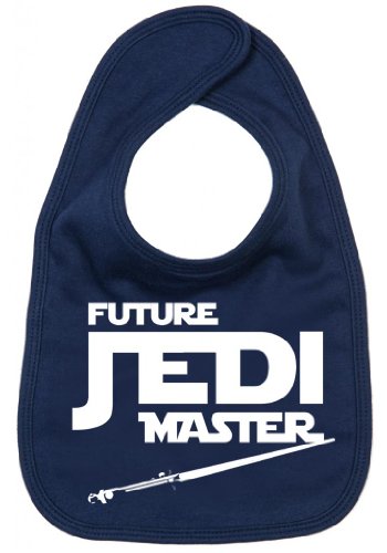 Image is Everything - Future Jedi Master - Baby, Toddler, Feeding Bib, Navy