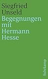 Begegnungen mit Hermann Hesse (suhrkamp taschenbuch) by 