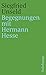 Begegnungen mit Hermann Hesse (suhrkamp taschenbuch) by 