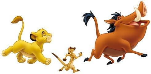 Disney The Lion King Giant Wall Decal Cutouts 18x40 by Wallhogs