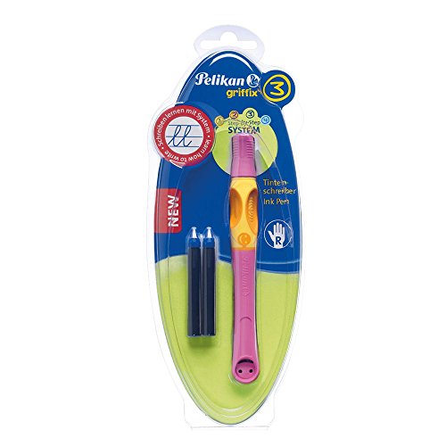 Pelikan 928119 Tintenschreiber Griffix Pink (Berry) für Rechtshänder - 4